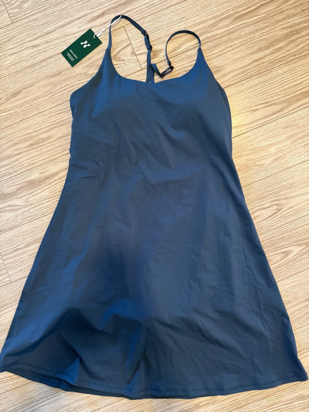 HALARA Navy Blue Slip Dress